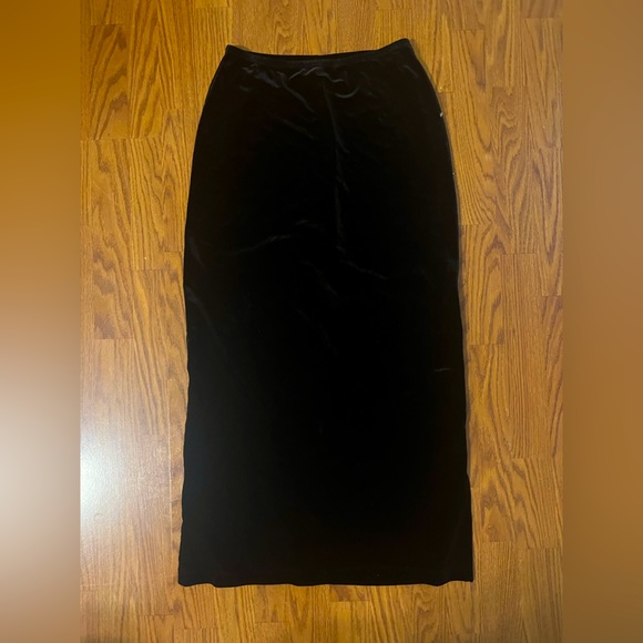Vintage Velvet Midi Skirt - Picture 1 of 2